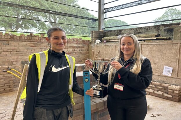 Kylie laying foundations for success after winning Jewson Cup prize